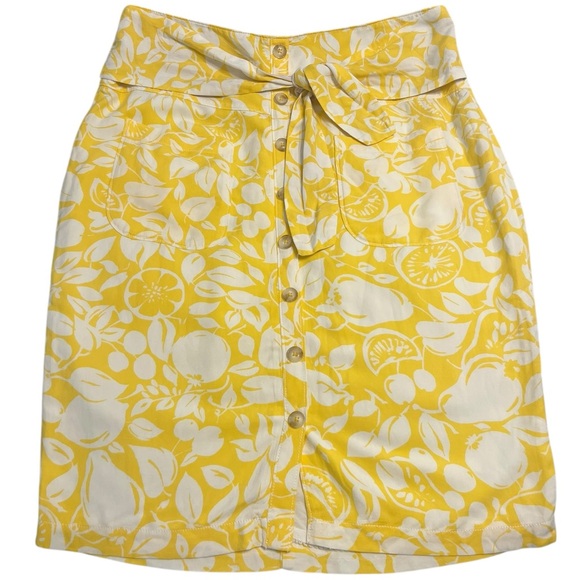 Anthropologie Conversations Limited Edition Skirt | Yellow | US 14 - Picture 1 of 8